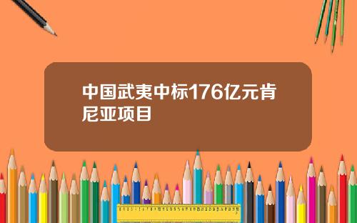 中国武夷中标176亿元肯尼亚项目