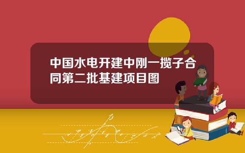 中国水电开建中刚一揽子合同第二批基建项目图