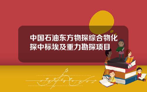 中国石油东方物探综合物化探中标埃及重力勘探项目