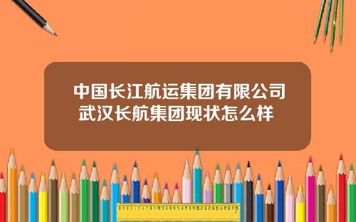 中国长江航运集团有限公司 武汉长航集团现状怎么样