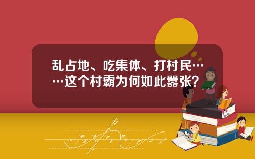乱占地、吃集体、打村民……这个村霸为何如此嚣张？