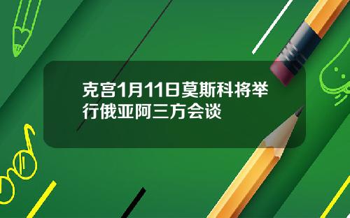 克宫1月11日莫斯科将举行俄亚阿三方会谈