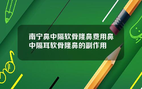 南宁鼻中隔软骨隆鼻费用鼻中隔耳软骨隆鼻的副作用
