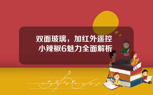 双面玻璃，加红外遥控   小辣椒6魅力全面解析