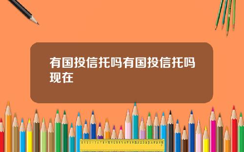 有国投信托吗有国投信托吗现在