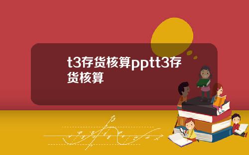 t3存货核算pptt3存货核算