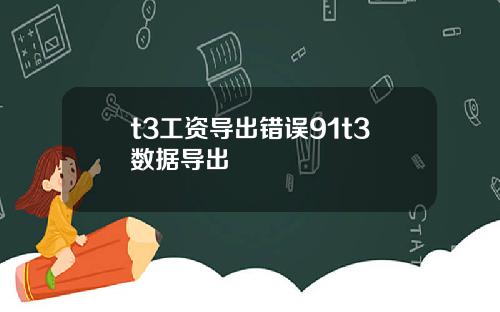 t3工资导出错误91t3数据导出