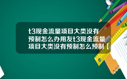 t3现金流量项目大类没有预制怎么办用友t3现金流量项目大类没有预制怎么预制【最新】