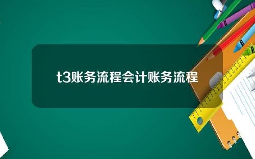 t3账务流程会计账务流程