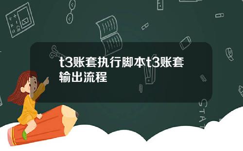 t3账套执行脚本t3账套输出流程