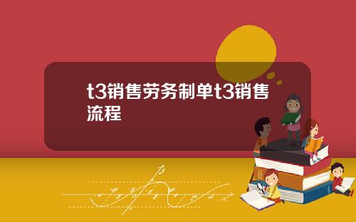 t3销售劳务制单t3销售流程
