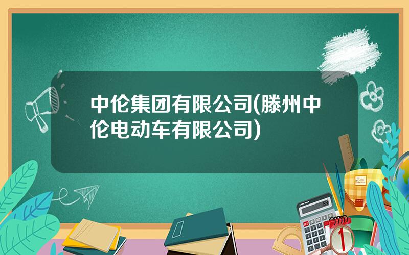 中伦集团有限公司(滕州中伦电动车有限公司)