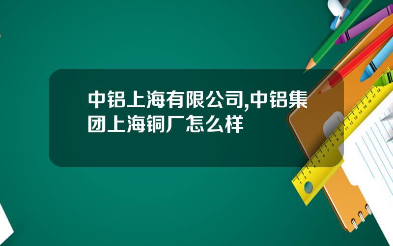 中铝上海有限公司,中铝集团上海铜厂怎么样