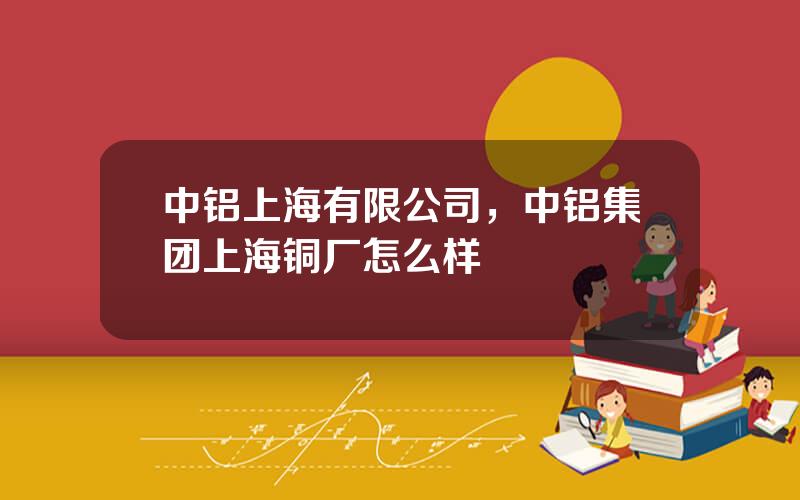 中铝上海有限公司，中铝集团上海铜厂怎么样
