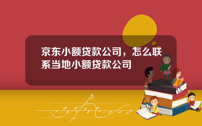 京东小额贷款公司，怎么联系当地小额贷款公司