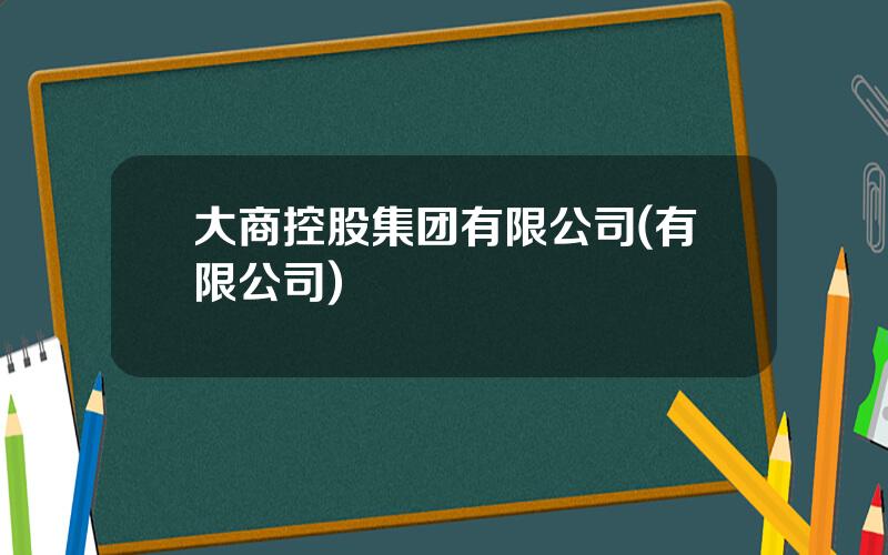 大商控股集团有限公司(有限公司)